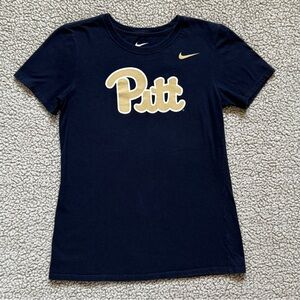 ✝️ Nike | LIKE NEW • Pitt Navy Fitted T-Shirt